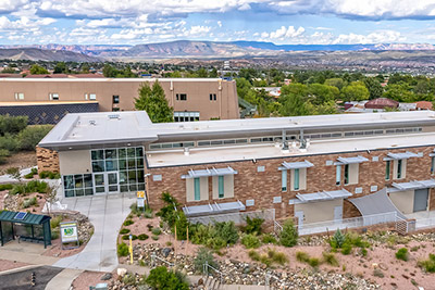 Aerial view of the Yavapai College Verde Valley Campus