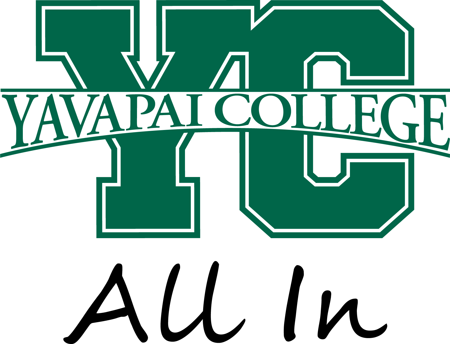 Yavapai College All In logo