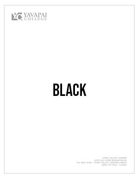 Black YC letterhead sample