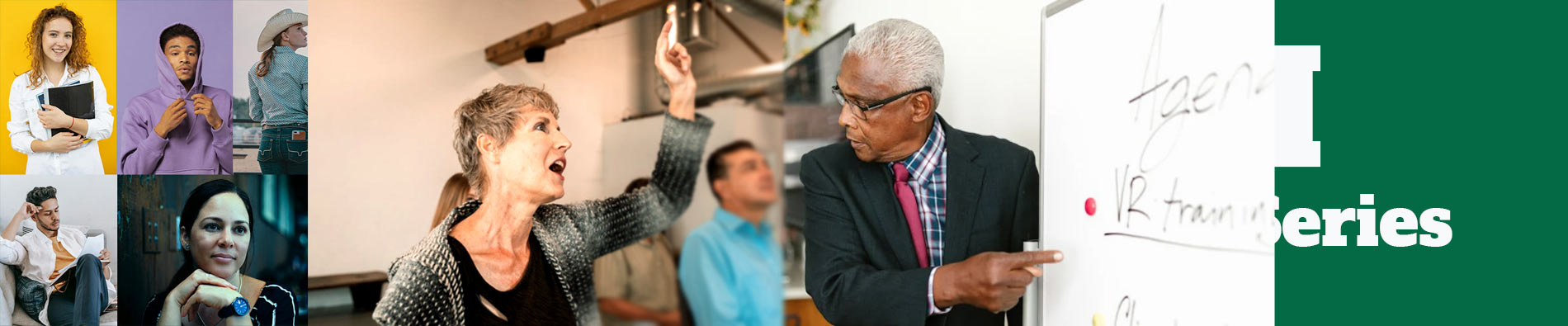 Man giving a talk.