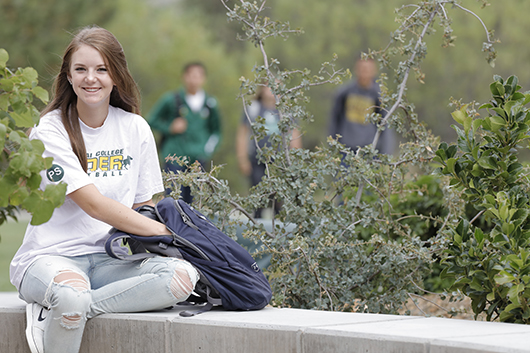 happy student