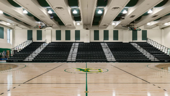 Prescott Campus gymnasium half court