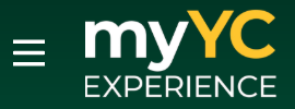 myYC experience portal menu