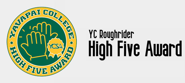 YC Roughrider High Five Award